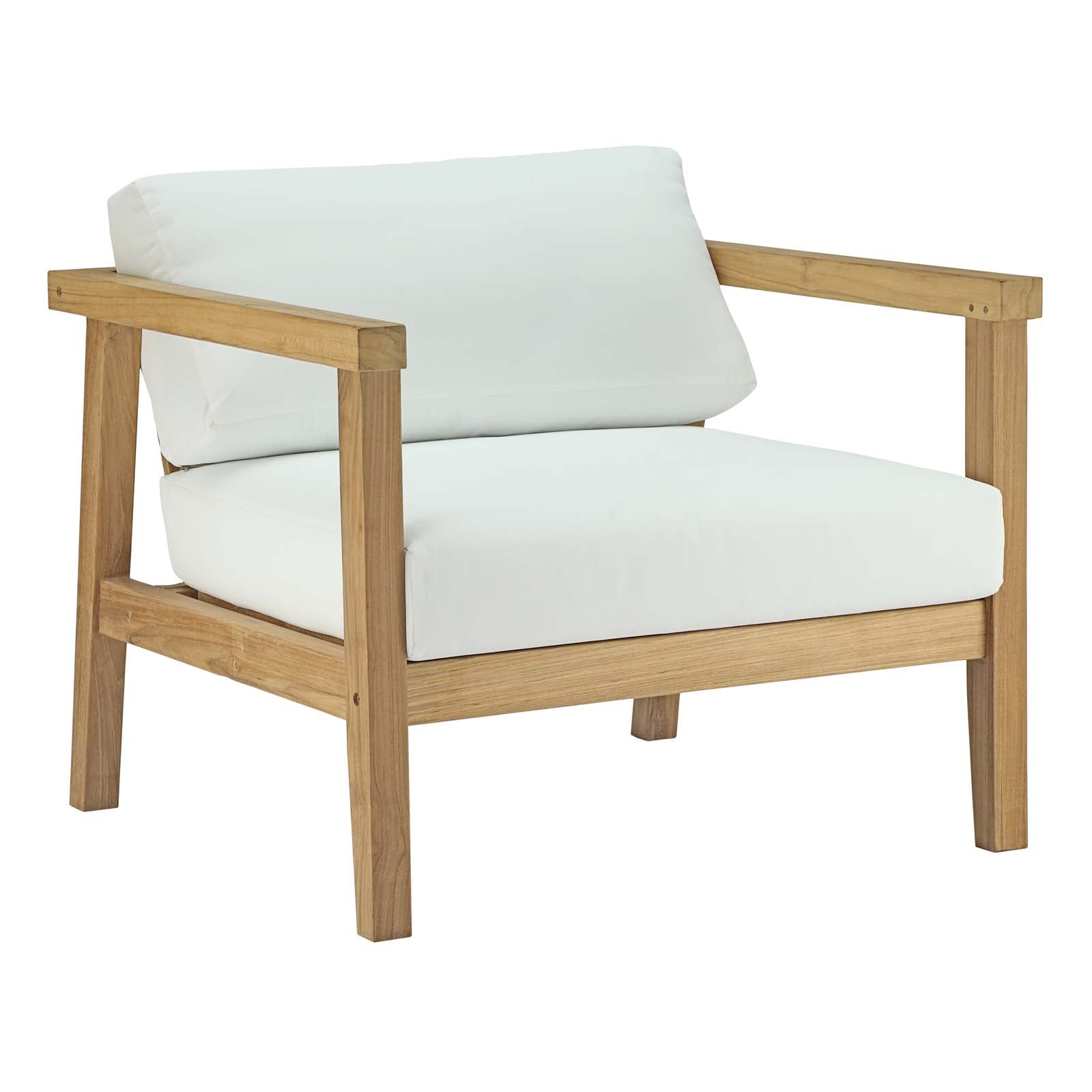 Stylish & Durable Bayport Premium 3-Piece Teak Outdoor Patio Set with Weather-Resistant Cushions