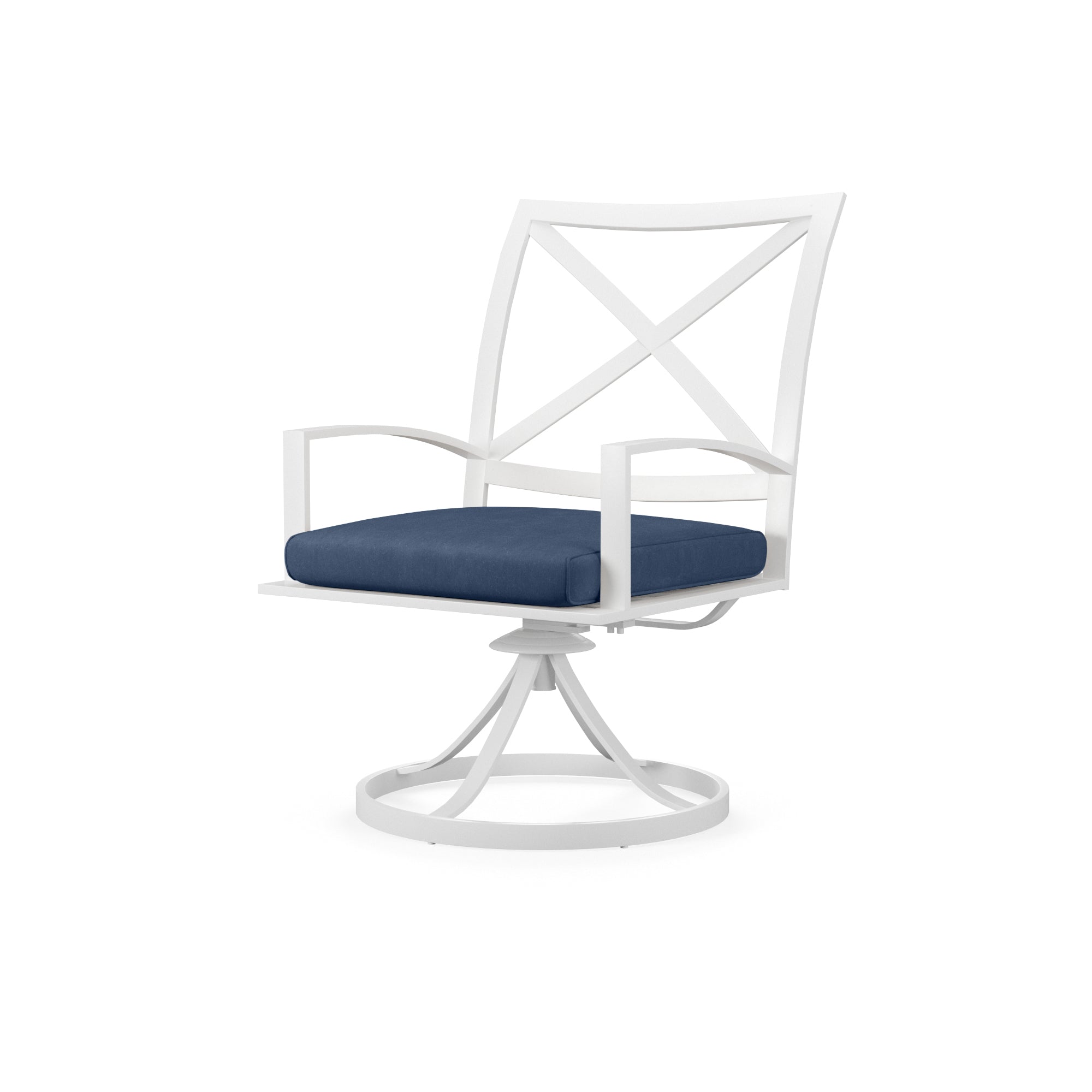 Elegant Bristol Outdoor Dining Chair with Weather-Resistant Foam and Durable Aluminum Frame
