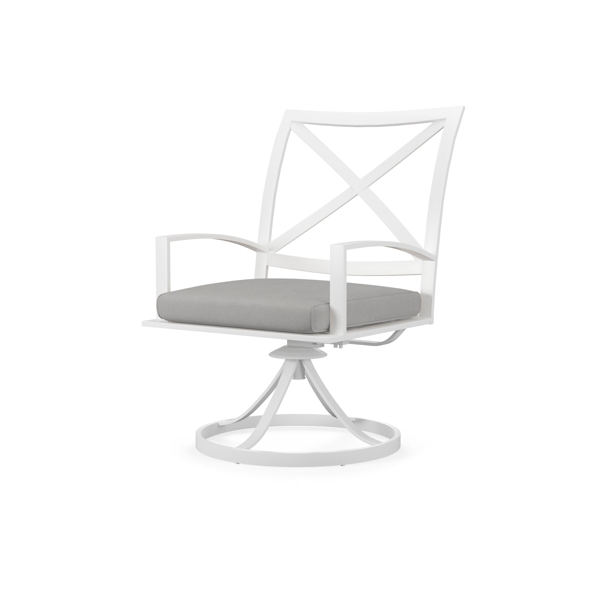 Elegant Bristol Outdoor Dining Chair with Weather-Resistant Foam and Durable Aluminum Frame