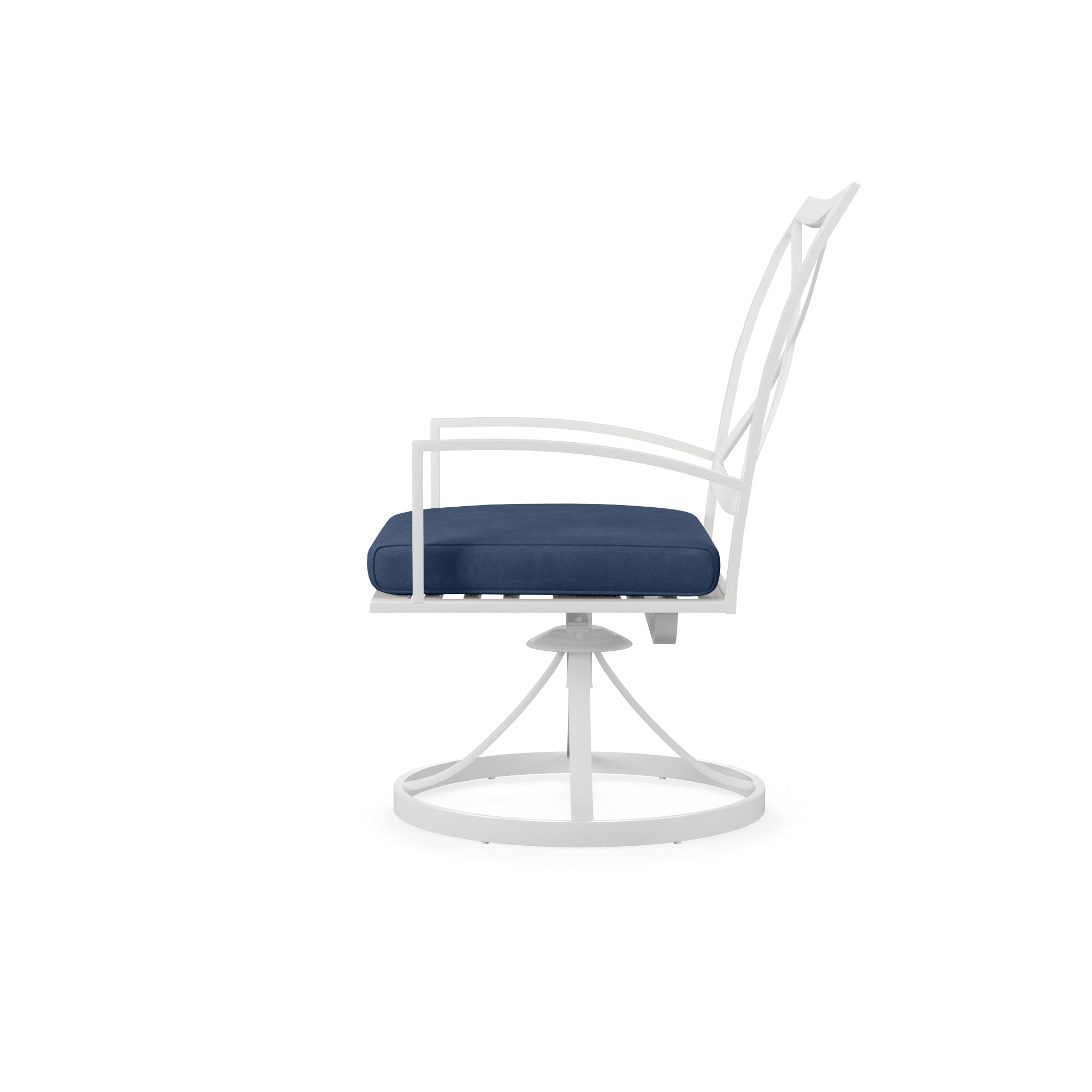 Elegant Bristol Outdoor Dining Chair with Weather-Resistant Foam and Durable Aluminum Frame
