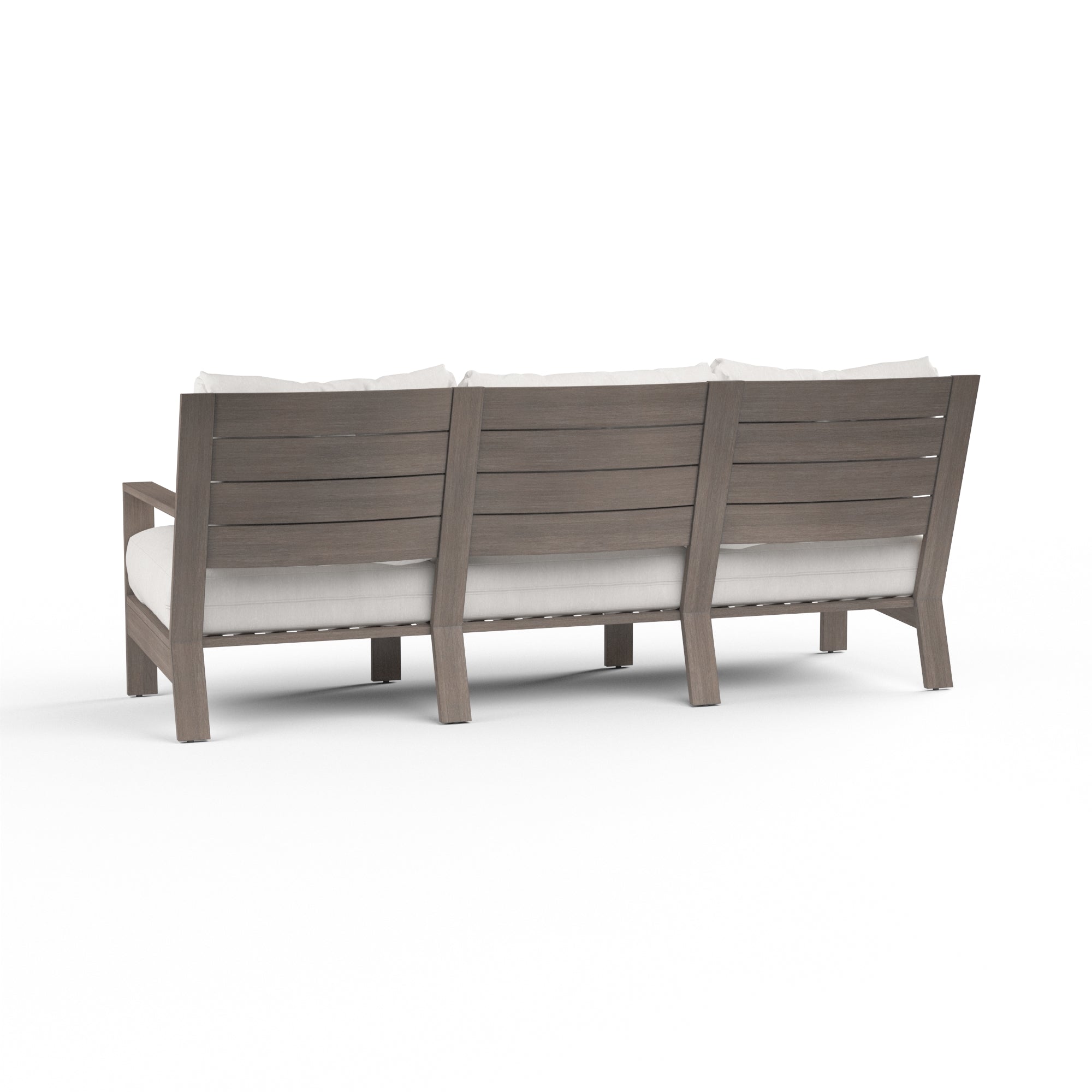 Laguna Sofa - High-Resiliency Cushions, Driftwood Finish for Comfort and Durability