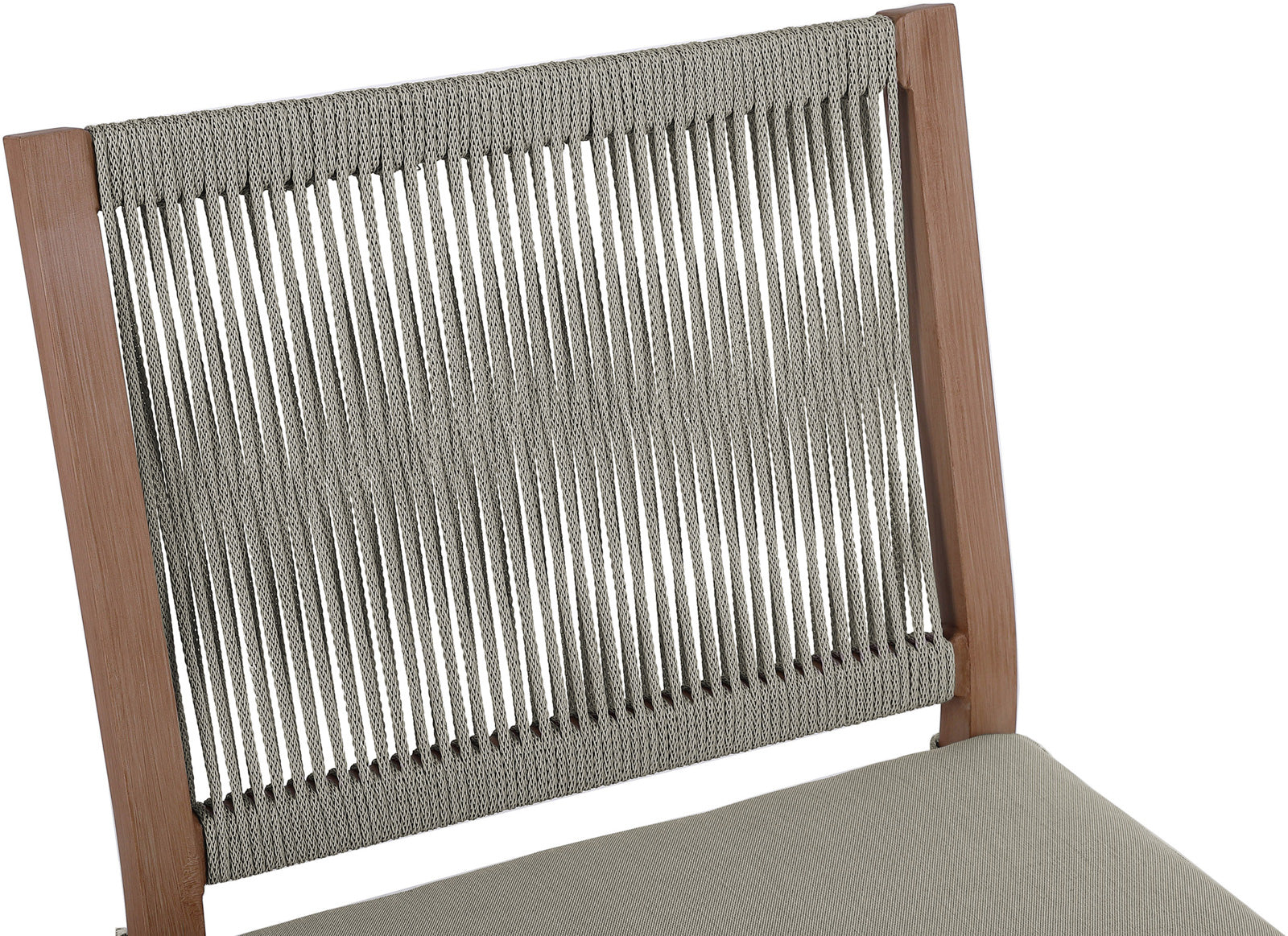 Elegant Maui Outdoor Patio Dining Side Chair Set with Quick - Dry Cushions and Aluminum Frame