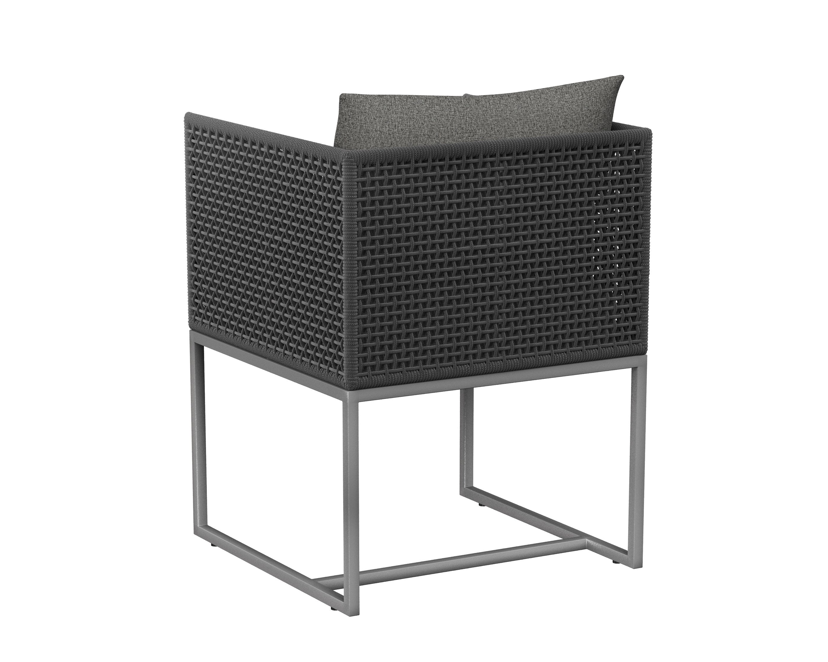Crete Outdoor Dining Armchair - Elegant, Weatherproof Design for Refined Spaces