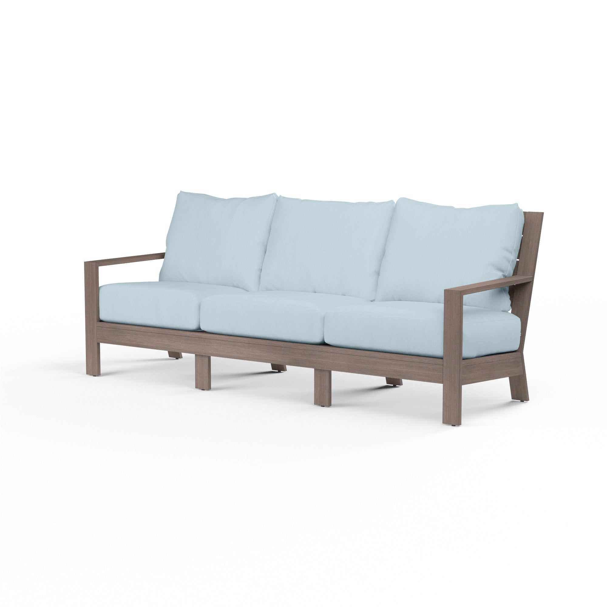 Laguna Sofa - Stylish Driftwood Finish with High-Resiliency Cushions for Ultimate Comfort and Durability