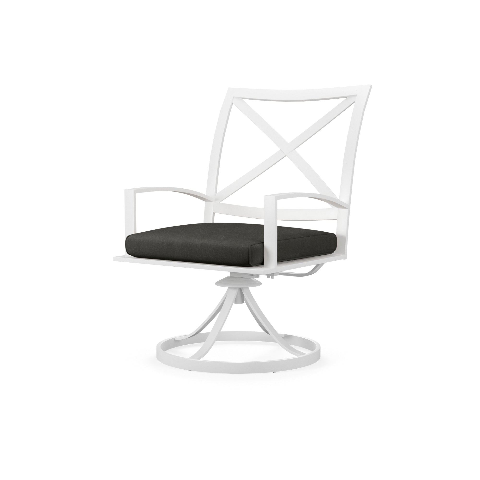 Elegant Bristol Outdoor Dining Chair with Weather-Resistant Foam and Durable Aluminum Frame